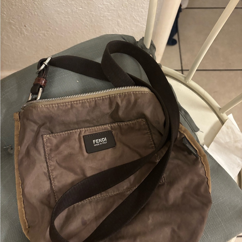 Fendi Brown Multicolor Logo crossbody bag - Picture 9 of 9
